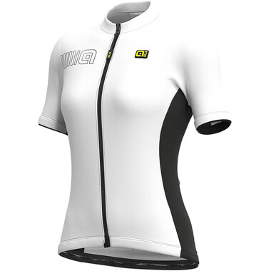 Maillot ALE CYCLING SOLID COLOR Femme Manches Courtes Blanc 2023 ALE Probikeshop 0
